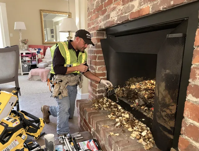 Safe screening installation by Tolland Chimney Sweep in Tolland, CT