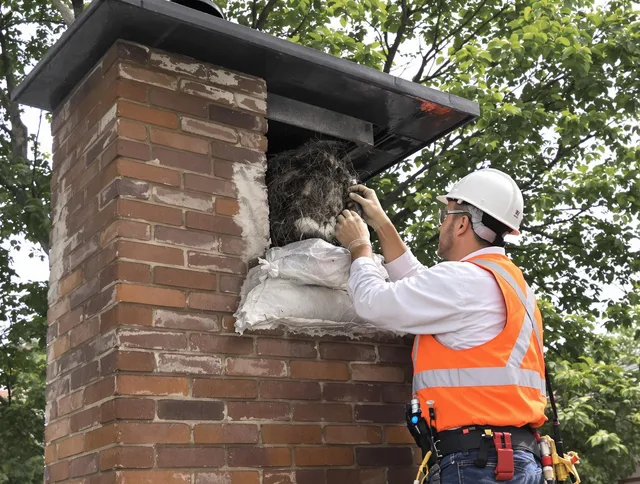 Humane removal of debris and animals by Tolland Chimney Sweep in Tolland, CT