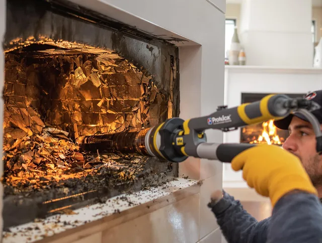 Professional chimney cleaning by Tolland Chimney Sweep in Tolland, CT