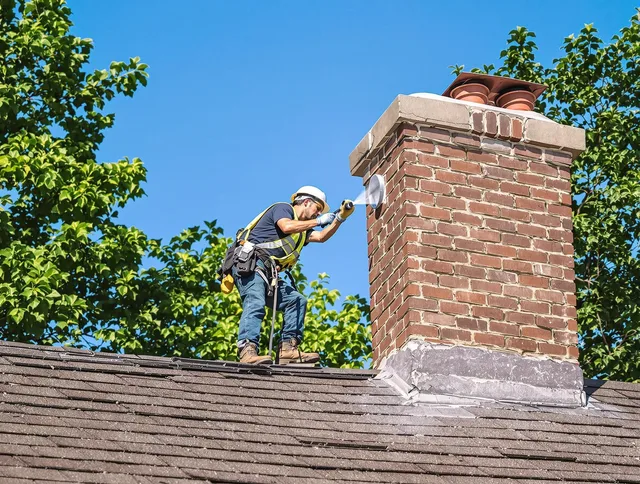 Tolland Chimney Sweep performing an inspection with advanced tools in Tolland, CT