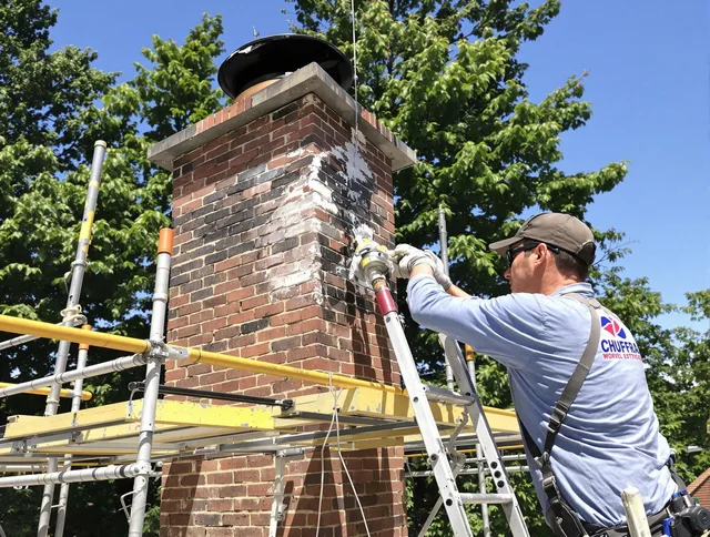 Structural chimney repair by Tolland Chimney Sweep in Tolland, CT