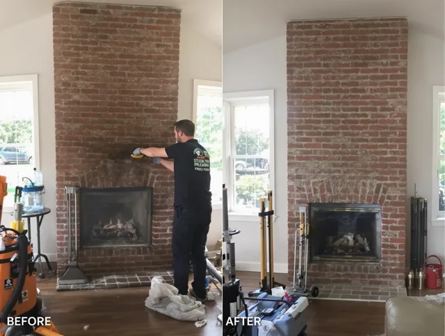 Finished chimney sweeping service by Tolland Chimney Sweep in Tolland, CT