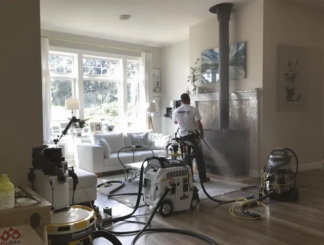 Soot removal service by Tolland Chimney Sweep for a fireplace in Tolland, CT